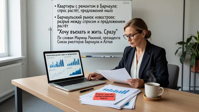 Квартиры с ремонтом в Барнауле: спрос растёт, предложений мало